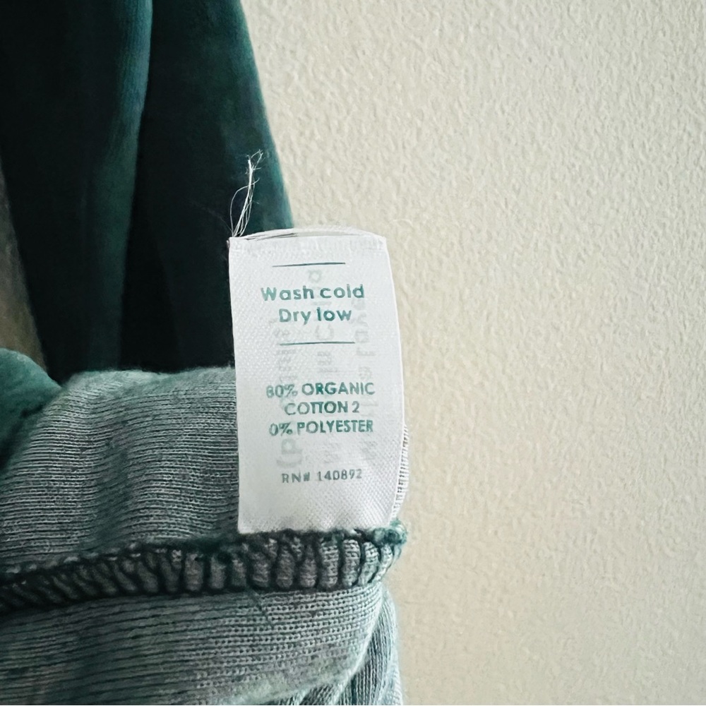 Marine Layer Men's Turquoise 1/2 Zip Hooded Sweatshirt Size Medium - Picture 5 of 6